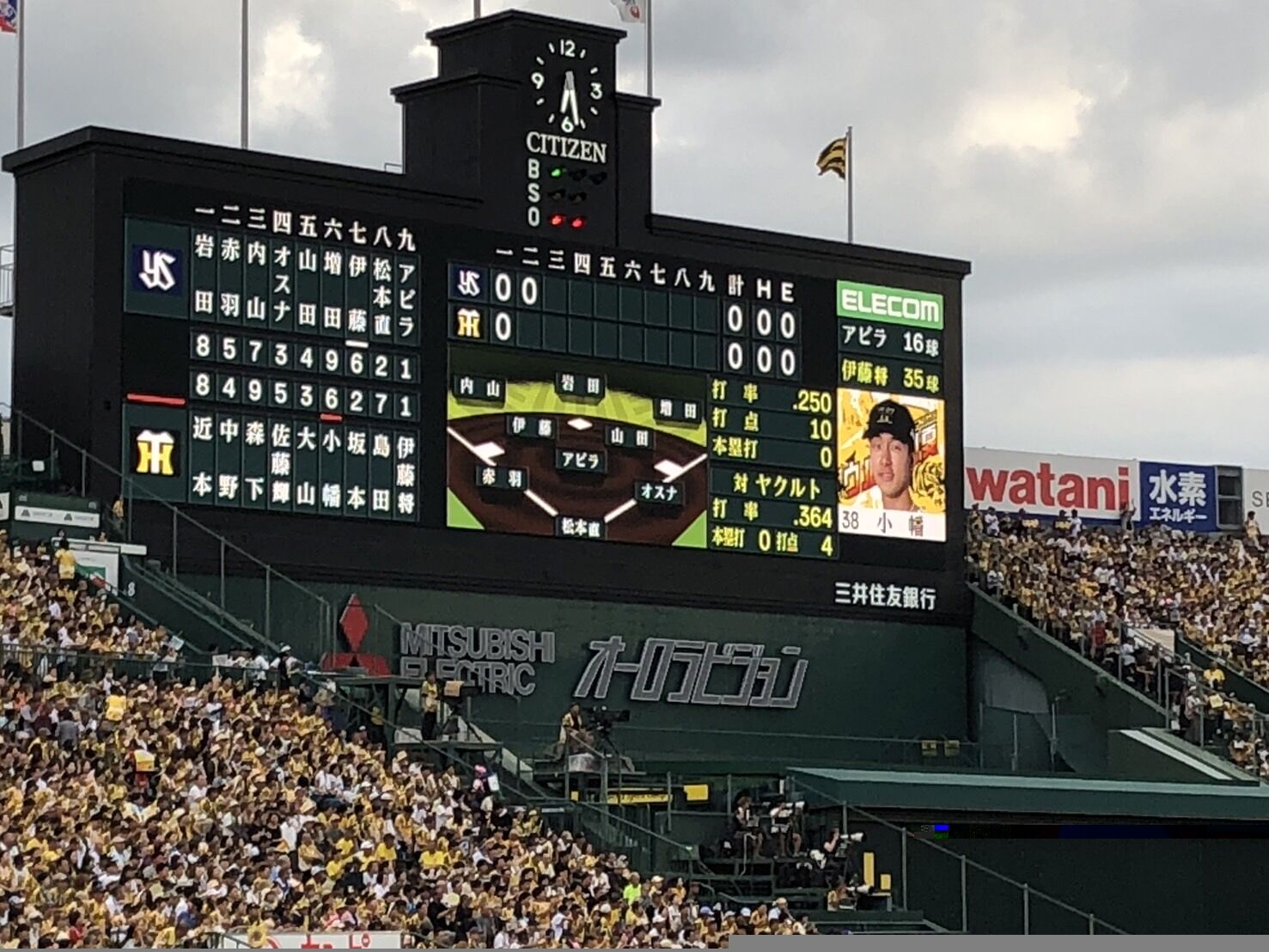 阪神VSヤクルト実況いたします